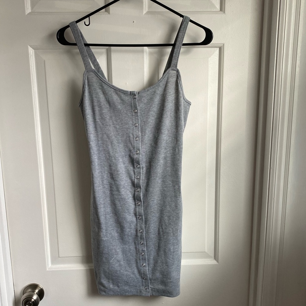 gray bodycon dress